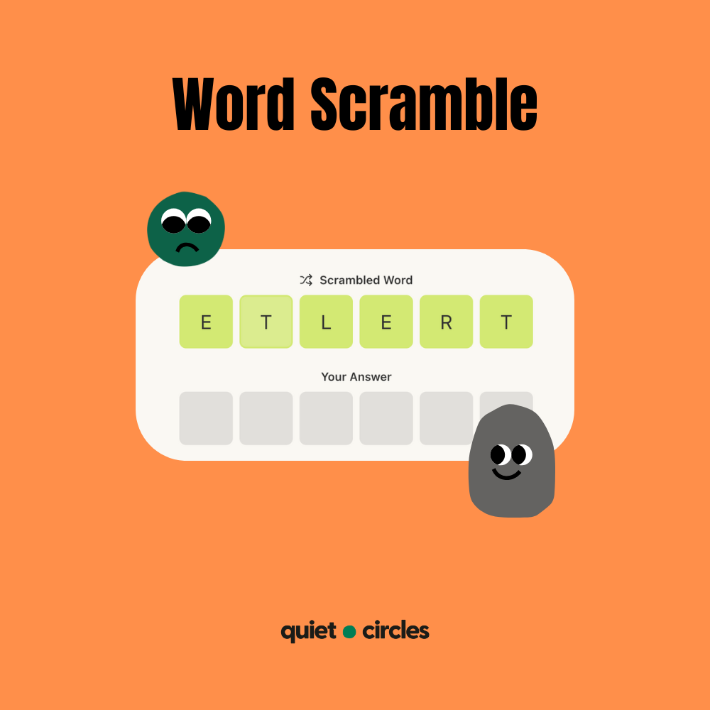 🔤 Word Scramble
